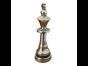 Schach König aus 925 Sterling Silber, vollmassiv, Retro-Design, handgefertigt, Made in Germany