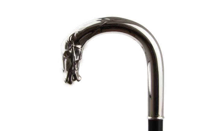 Gehstock Pferd Sterling-Silber