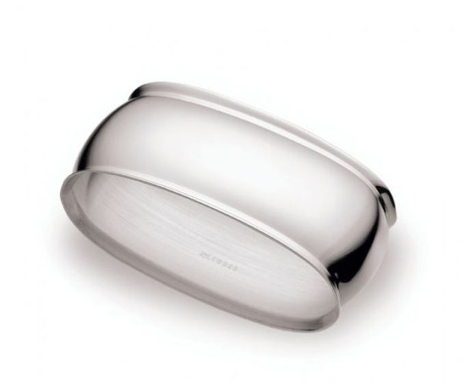 Neutral Serviettenring - 925 Sterling Silber