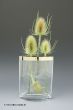 Vase flach mittel Platin
