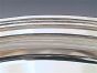 Silbertablett Fadenrand oval 27 x 36 cm