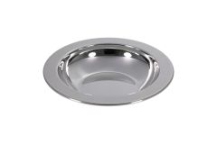 Schale rund versilbert 18 cm