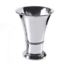 Vase versilbert Trompete