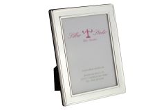 Bilderrahmen versilbert Fadenrand 10x15 cm