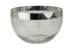 Kristallschale rund 22 cm