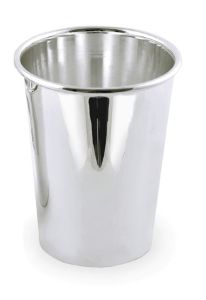 Becher versilbert konisch 11 cm