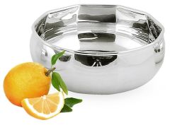 Schale 10-eckig versilbert 13 cm