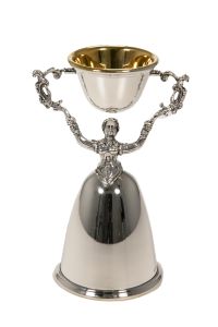 Silber Hochzeitsbecher Brautbecher 12,5 cm