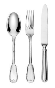 Silber Kinderbesteck Augsburger Faden