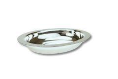 Schale oval mit breitem Rand 26 x 22 cm  Sterling-Silber