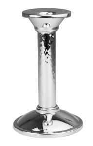 Silber Kerzenleuchter Bauhaus Hammerschlag 15 cm