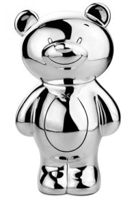 Spardose Twinkle Bär versilbert