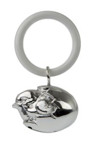 Sterling Silber Beissring Küken aus dem Ei