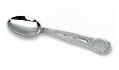 Silber Geburtslöffel, Tauflöffel 925/000 mit Zug
