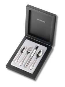 Kinderbesteck 4 tlg. Classic-Faden Robbe & Berking Silber 925/000