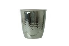 Sterling-Silber Becher Taufbecher mit Hammerschlag 6 cm 