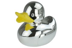 Spardose Ente versilbert