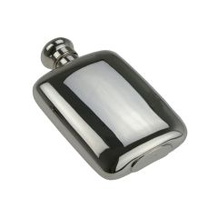 Flachmann Sterling-Silber groß