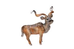 Kudu Bock mittlere Größe Sterling-Silber