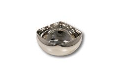 Schale aus Silber quadratisch 10x10x4,5 cm 