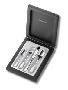 Kinderbesteck 4 tlg. Spaten Robbe & Berking Silber 925/000
