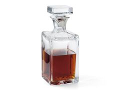 Karaffe Whisky Whiskey glatt Sterling Silber