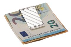 Geldscheinklammer Schrägstreifen Sterling-Silber