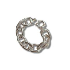 Armband große ovale Glieder Sterling-Silber 925/000