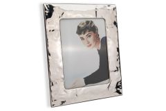 Bilderrahmen Sterling-Silber welliger Rand 13x18 cm