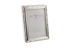Bilderrahmen Silber Kreuzband 10x15 cm