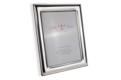 Bilderrahmen Fadenrand versilbert 13x18 cm Bilaminat 
