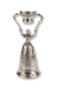 Brautbecher 17 cm Sterling-Silber