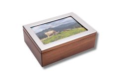 Fotokasten 10 x 15 cm Sterling-Silber 