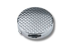 Pillendose rund Kornguilloch Sterling-Silber