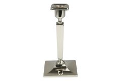 Silber Kerzenleuchter Klassizismus quadratisch 17,5 cm