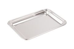 Tablett versilbert 20x14 cm