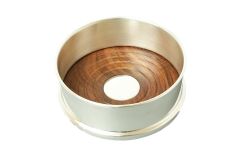 Flaschenuntersetzer versilbert 13 cm