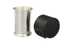 Teleskopbecher, Faltbecher, Reisebecher Sterling-Silber
