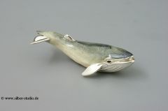 Silber Wal mittlere Größe