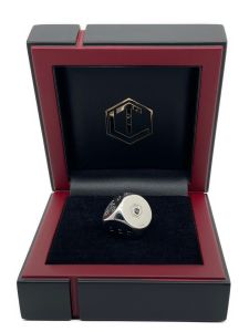 Würfel Sterling Silber 16 mm poliert mit Diamanten