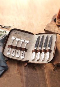 Martelé Grillset "Frozen Black" 8tlg. 