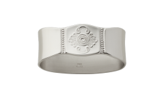 Silber Serviettenring Robbe & Berking Rosenmuster