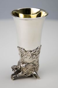 Jagdbecher Keiler Silber