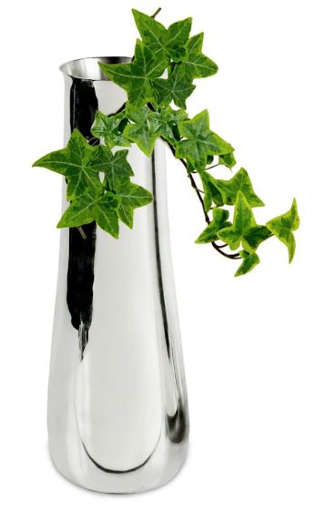 Vase versilbert modern 33 cm 