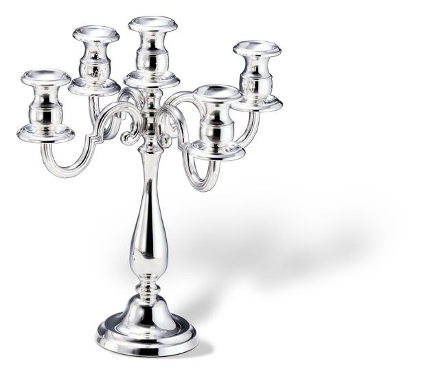 Kerzenleuchter 5-armig 925 Sterling-Silber