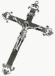 Silber Taufkreuz Kruzifix
