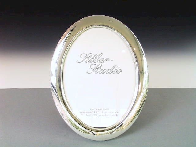Silberrahmen oval 13x18 cm