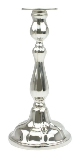 Kerzenleuchter Barock versilbert 21,5 cm