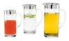 Kristallkrug mit Silberrand 1 Liter
