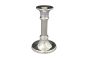 Silber Kerzenleuchter rund Riefen 14cm